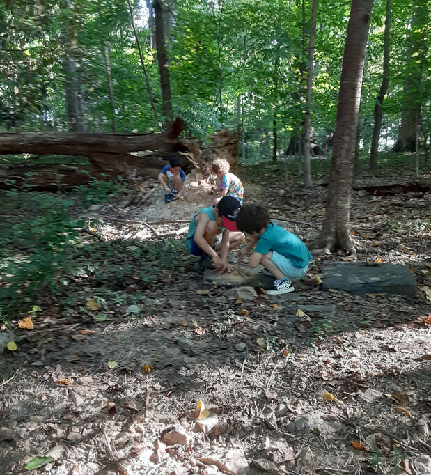 Digging in the dirt!